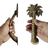 Brass Coconut Palm Door Handle