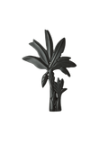 Brass banana palm tree plaque