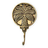 Round Palm Hook in Gold finish