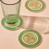 Sol Coaster in Teal - By Cai & Jo
