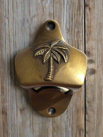 Wall Mounted Brass Palm Bottle Opener