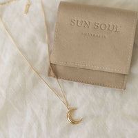 Crescent Moon Necklace - By Sun Soul Australia