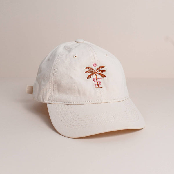 “Palm” motif Embroidered Dad Cap