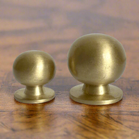 Portloe Brass Knob (natural brass) | by Pineapple Traders