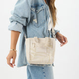 Crossbody Bag “Areca” in Latte Sandstone by Aloha Collection