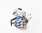 “Keep it Light” Backpack - Pape’ete in Neon Moon/Navy by Aloha Collection