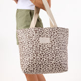 Day Tripper Tote Bag - Leopard Cub in Coconut by Aloha Collection