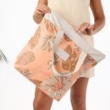 Day Tripper Tote Bag - Papeete in Toffee/Sandstone by Aloha Collection