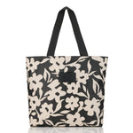 Day Tripper Tote Bag - Fall Flowers in Black/Sandstone Aloha Collection