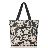 Day Tripper Tote Bag - Fall Flowers in Black/Sandstone Aloha Collection