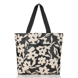 Day Tripper Tote Bag - Fall Flowers in Black/Sandstone Aloha Collection