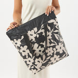 Day Tripper Tote Bag - Fall Flowers in Black/Sandstone Aloha Collection