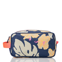 Dopp Kit Toiletry Bag - Pape’ete by Samudra in Neon Moon/Navy Aloha Collection