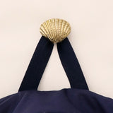 Seaside Scallop Brass Hook