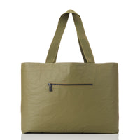 Holo Holo Reversible Tote “Cabana” in Olive/Sandstone by Aloha Collection