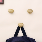 Seaside Scallop Brass Hook