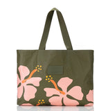 Holo Holo Reversible Tote “Mo’orea” in Bellini/Olive by Aloha Collection