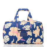 “Keep it Light” Weekender Duffle Bag - Pape’ete in Neon Moon/Navy by Aloha Collection