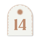 Travertine | Mediterranean House Number
