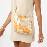 Crossbody Bag Funky Plumeria in Honey by ALOHA Collection
