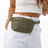 Mini Hip Pack - Monochrome “Olive” by Aloha Collection