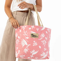 Day Tripper Tote Bag - Pekelo “Vintage Red” by Aloha Collection