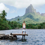 Day Tripper Tote Bag - Mo’orea in “Navy” by Aloha Collection