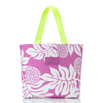 Aloha Collection Day Tripper Tote in “Holomua” Orchid and White