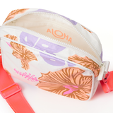 Le Tour - “Pape’ete” bag in White/Neon Ube by Aloha Collection