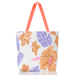 Reversible Tote in Original Aloha/Pape’ete by Samudra in Ube/Neon by Aloha Collection