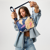 Le Tour - “Pape’ete” bag in Neon Moon/Navy by Aloha Collection