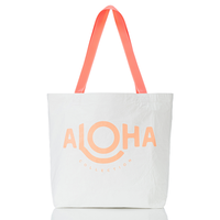 Reversible Tote in Original Aloha/Pape’ete by Samudra in Ube/Neon by Aloha Collection