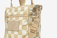 Crossbody Bag in Checkmate Crème/Dune by Aloha Collection