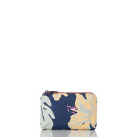 Mini Pouch - “Pape’ete” in Neon Moon/Navy by Aloha Collection