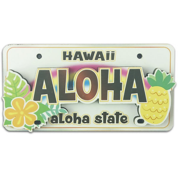 Hawaiian Licence Plate Magnet
