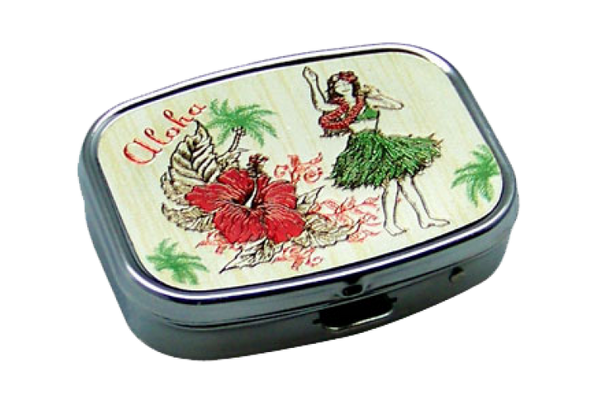 Hawaiian Aloha Pill Box