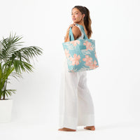 Day Tripper Tote Bag - Pink Salt on Tide by Aloha Collection