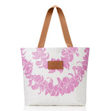 Day Tripper Tote Bag - Plumeria Lei in Petal by Aloha Collection