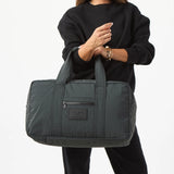 “Keep it Light” Weekender Duffle Bag - Monochrome in Black by Aloha Collection