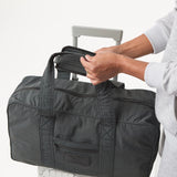 “Keep it Light” Weekender Duffle Bag - Monochrome in Black by Aloha Collection