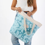 Day Tripper Tote Bag - Breezy in Pacific/LeMu Blue by Aloha Collection