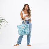 Day Tripper Tote Bag - Breezy in Pacific/LeMu Blue by Aloha Collection