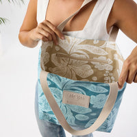 Reversible Tote “Breezy” in Pacific/LeMu Blue by Aloha Collection