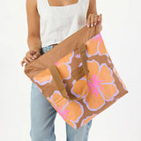 Day Tripper Tote Bag - Pua Waikiki in Toffee by Aloha Collection