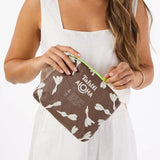 Small Pouch - Heipua in Sandstone/Coconut by Aloha Collection