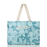 Holo Holo Reversible Tote “Breezy” print in Latte by Aloha Collection