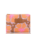 Mid Pouch -  Pua Waikiki in Toffee by Aloha Collection