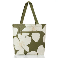 Reversible Tote in Olive Sandstone/Market Stripe by Aloha Collection