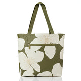 Reversible Tote in Olive Sandstone/Market Stripe by Aloha Collection
