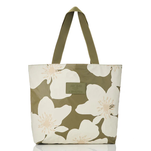 Day Tripper Tote Bag - Cassia in Olive/Sandstone by Aloha Collection